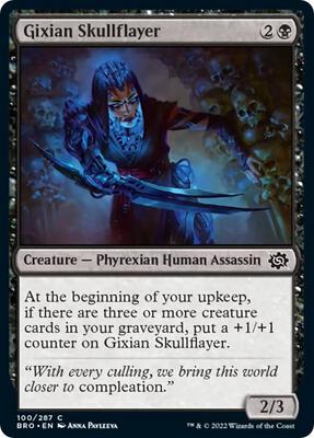 Gixian Skullflayer card from The Brothers' War