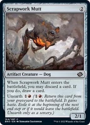 Scrapwork Mutt card from The Brothers' War