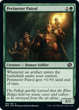 Perimeter Patrol card from The Brothers' War