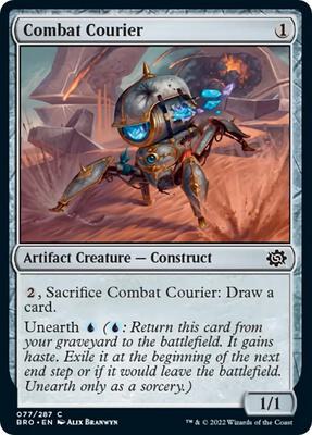 Combat Courier card from The Brothers' War