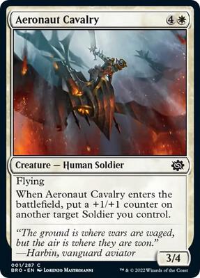 Aeronaut Cavalry card from The Brothers' War