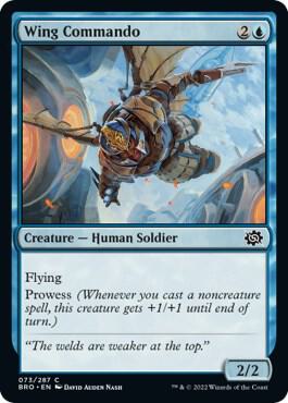 Wing Commando card from The Brothers' War