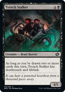 Trench Stalker card from The Brothers' War