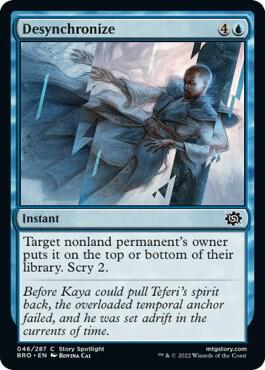 Desynchronize card from The Brothers' War
