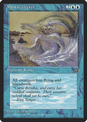 Mystic Decree card from Homelands