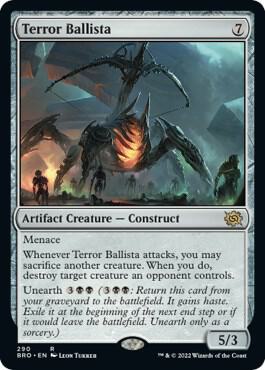 Terror Ballista card from The Brothers' War