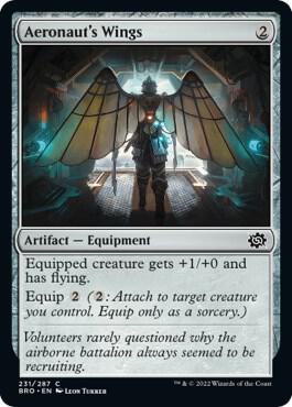 Aeronaut's Wings card from The Brothers' War