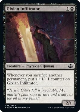 Gixian Infiltrator card from The Brothers' War