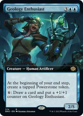 Geology Enthusiast (Extended Art) card from The Brothers' War