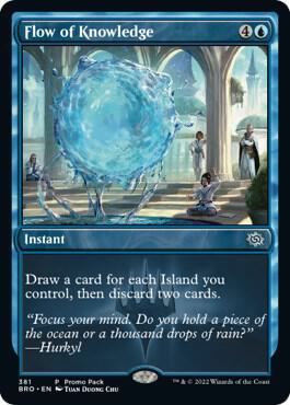 Flow of Knowledge card from Promo Pack: The Brothers' War