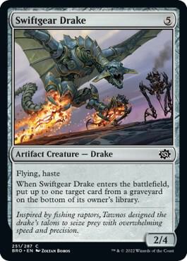 Swiftgear Drake card from The Brothers' War