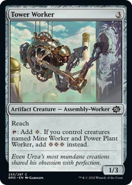 Tower Worker card from The Brothers' War