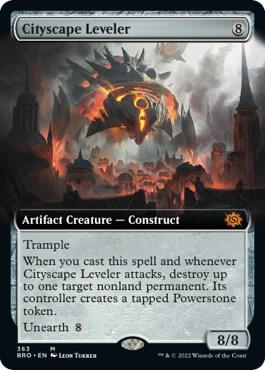 Cityscape Leveler (Extended Art) card from The Brothers' War