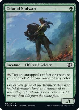 Citanul Stalwart card from The Brothers' War
