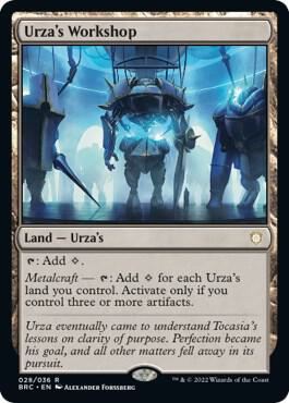 Urza's Workshop card from Commander: The Brothers' War