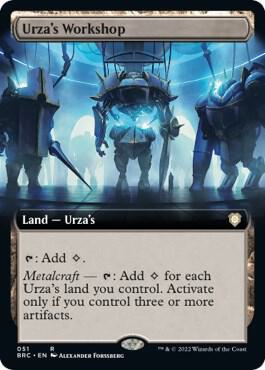 Urza's Workshop (Extended Art) card from Commander: The Brothers' War