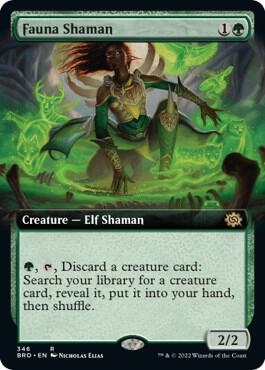 Fauna Shaman (Extended Art) card from The Brothers' War