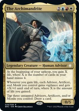 The Archimandrite card from Commander: The Brothers' War