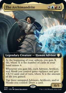 The Archimandrite (Extended Art) card from Commander: The Brothers' War