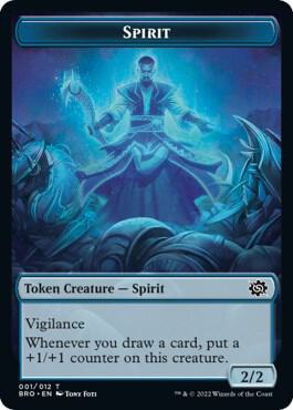 Spirit Token card from The Brothers' War
