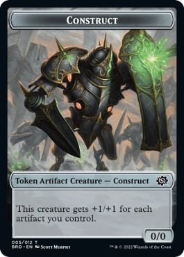 Construct Token (005) card from The Brothers' War