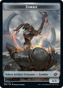 Zombie Token card from The Brothers' War