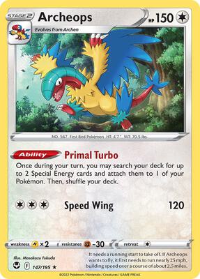 Archeops - 147/195 card from Deck Exclusives