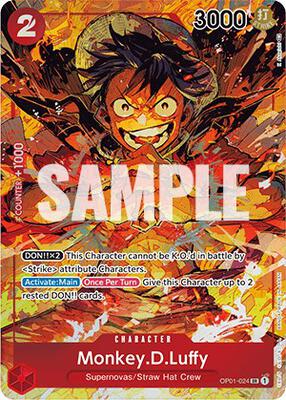 Monkey.D.Luffy (024) (Parallel) card from Romance Dawn