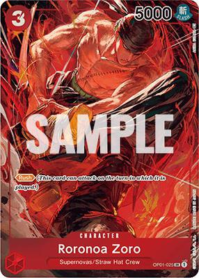 Roronoa Zoro (025) (Parallel) card from Romance Dawn