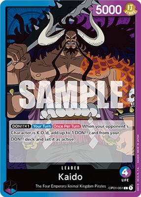 Kaido (061) card from Romance Dawn