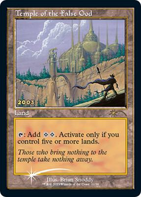 Temple of the False God card from 30th Anniversary Promos