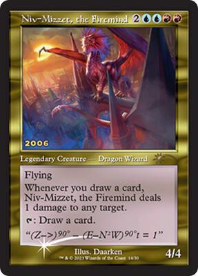 Niv-Mizzet, the Firemind card from 30th Anniversary Promos