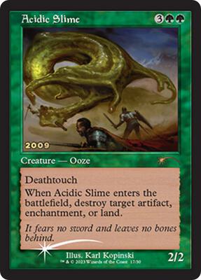 Acidic Slime card from 30th Anniversary Promos