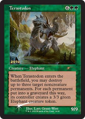 Terastodon card from 30th Anniversary Promos