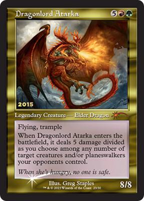 Dragonlord Atarka card from 30th Anniversary Promos