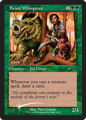 Beast Whisperer card from 30th Anniversary Promos