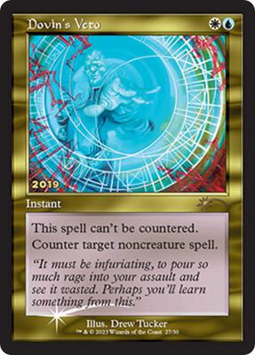 Dovin's Veto card from 30th Anniversary Promos