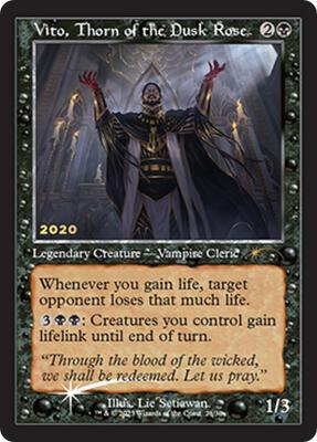 Vito, Thorn of the Dusk Rose card from 30th Anniversary Promos