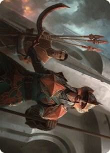Siege Veteran Art Card card from Art Series: The Brothers' War