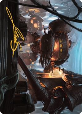 Autonomous Assembler Art Card (Gold-Stamped Signature) card from Art Series: The Brothers' War