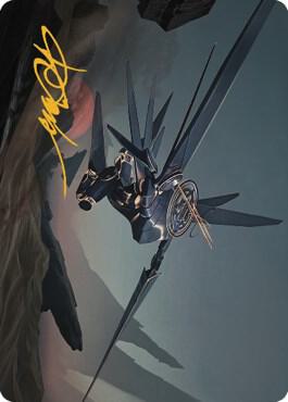 Steel Seraph Art Card (Gold-Stamped Signature) card from Art Series: The Brothers' War