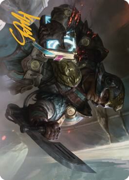 Retrieval Agent Art Card (Gold-Stamped Signature) card from Art Series: The Brothers' War