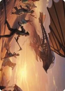 Take Flight Art Card card from Art Series: The Brothers' War