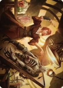 Ashnod, Flesh Mechanist Art Card card from Art Series: The Brothers' War