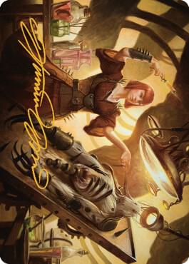 Ashnod, Flesh Mechanist Art Card (Gold-Stamped Signature) card from Art Series: The Brothers' War