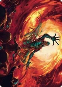 Gix, Yawgmoth Praetor Art Card card from Art Series: The Brothers' War