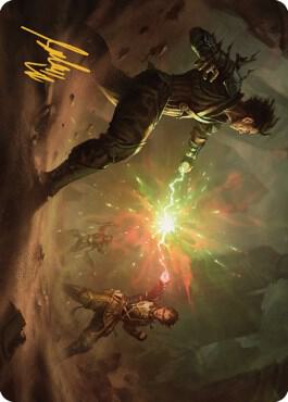 Brotherhood's End Art Card (Gold-Stamped Signature) card from Art Series: The Brothers' War