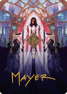 Kayla's Command Art Card (Gold-Stamped Signature) card from Art Series: The Brothers' War