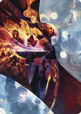 Urza's Command Art Card card from Art Series: The Brothers' War
