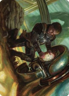 Urza, Powerstone Prodigy Art Card card from Art Series: The Brothers' War